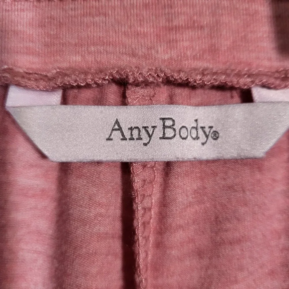 AnyBody Woman's Lightweight Lounge Pant Size Large Pink Heather - Picture 6 of 9